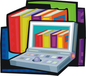 Laptops and paper books