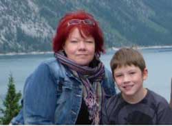 Deanna Bickford with her grandson!