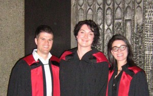 L-R: Jean Daniel Jacob, Jacqueline Shea, Marilou Gagnon